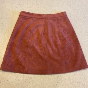 Aritzia Wilfred Free Faux Suede Skirt